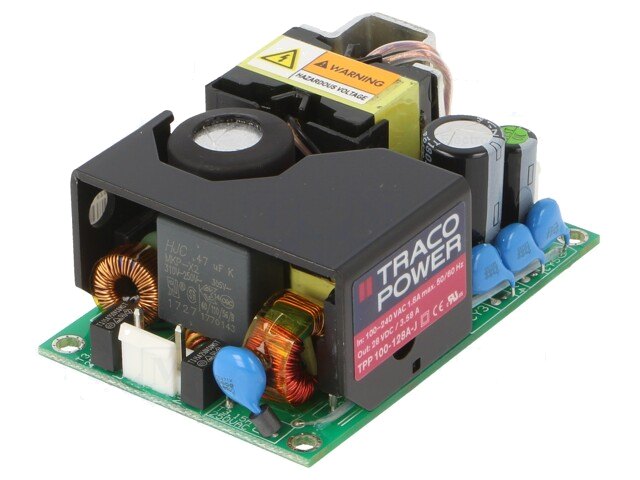 Voedingseenheid: schakelende; open; 100W; 120÷370VDC; 85÷264VAC Voedingseenheid: schakelende; open; 100W; 120÷370VDC; 85÷264VAC
